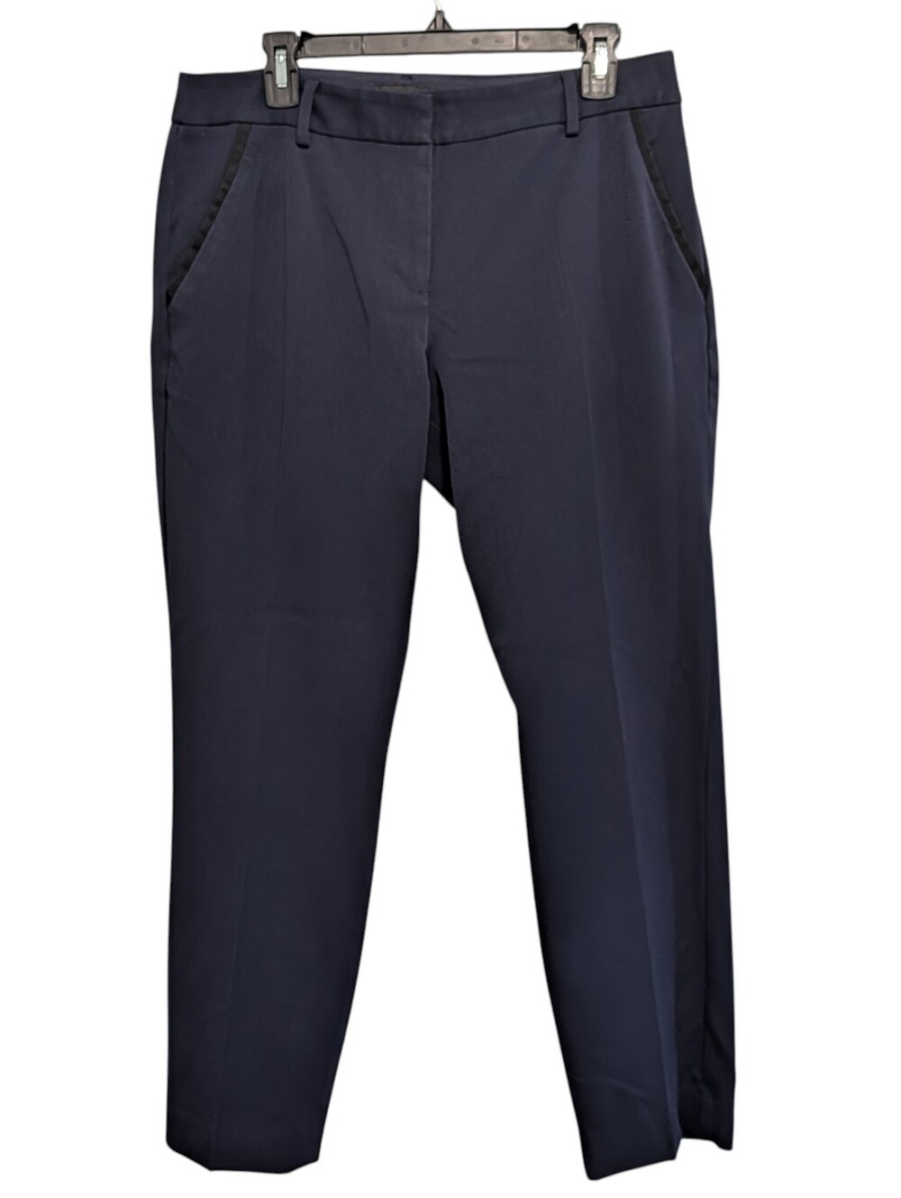 Express Columnist Ankle Pants Womens Size 10 Navy Blue Career Business
